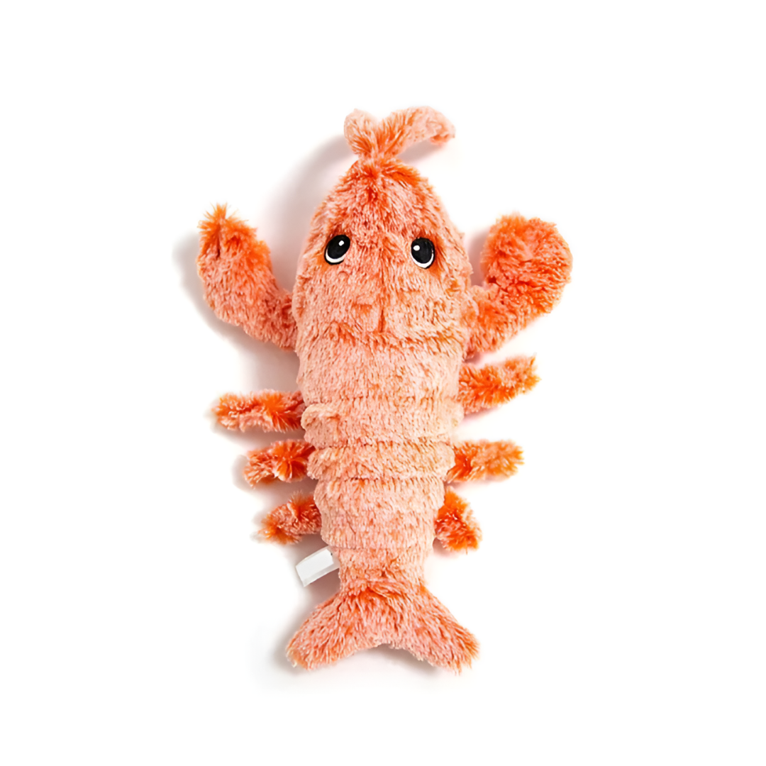 MATE Lorrie Lobster Soft Chew Toy, a delightful plush pet toy designed to entertain your pet and provide endless fun.