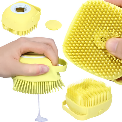  The MATE Pet Bath Brush, a versatile grooming tool designed to simplify your pet's bath time. 