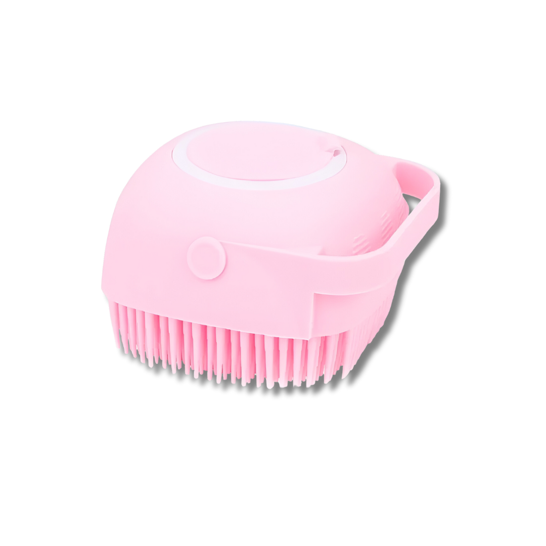  The MATE Pet Bath Brush, a versatile grooming tool designed to simplify your pet's bath time. 