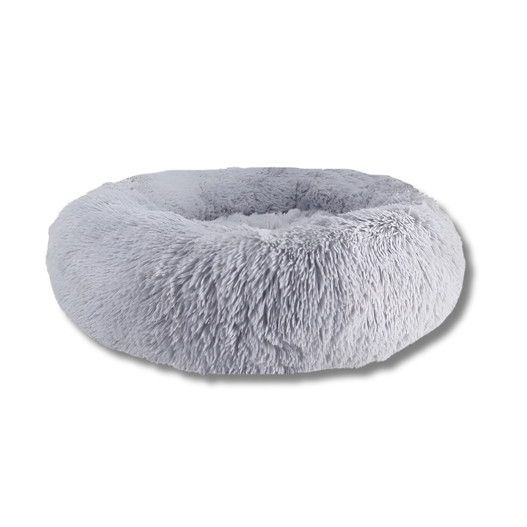 Image of MATE Plush Cat & Dog Bed; designed to cradle them in unparalleled plush comfort.