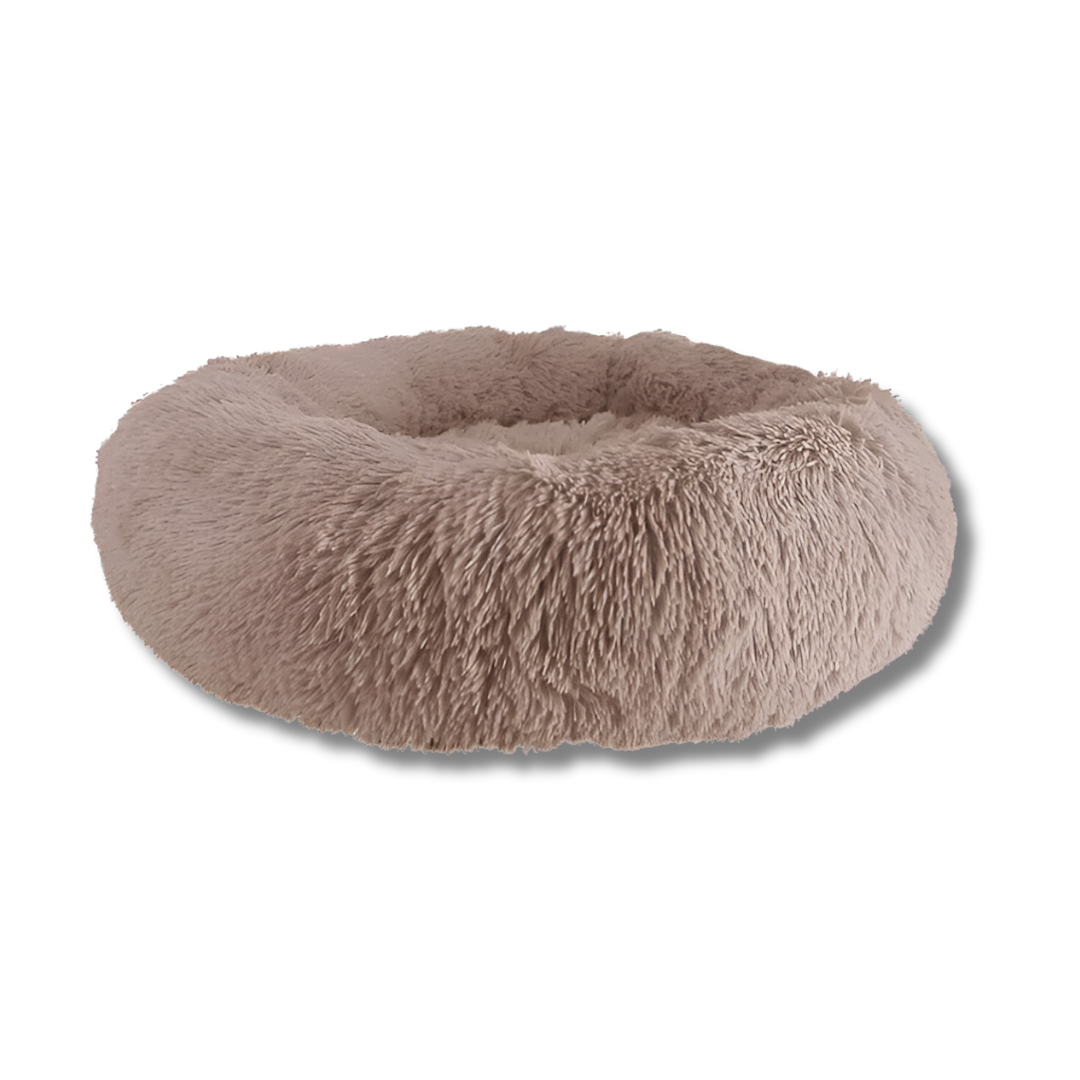 Image of MATE Plush Cat & Dog Bed; designed to cradle them in unparalleled plush comfort.